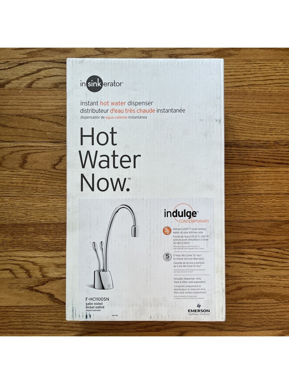 InSinkErator Instant Hot Water Dispenser, Hot & Cold - F-HC1100SN - SATIN NICKEL